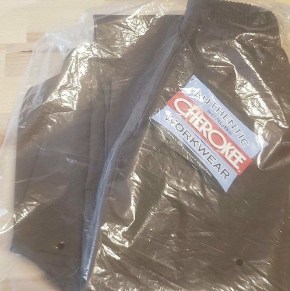 CHEROKEE ELASTIC WAISTBAND 2XL CHOCOLATE SCRUB/UNIFORM PANTS W/TAGS (STYLE 4200) - Picture 12 of 16